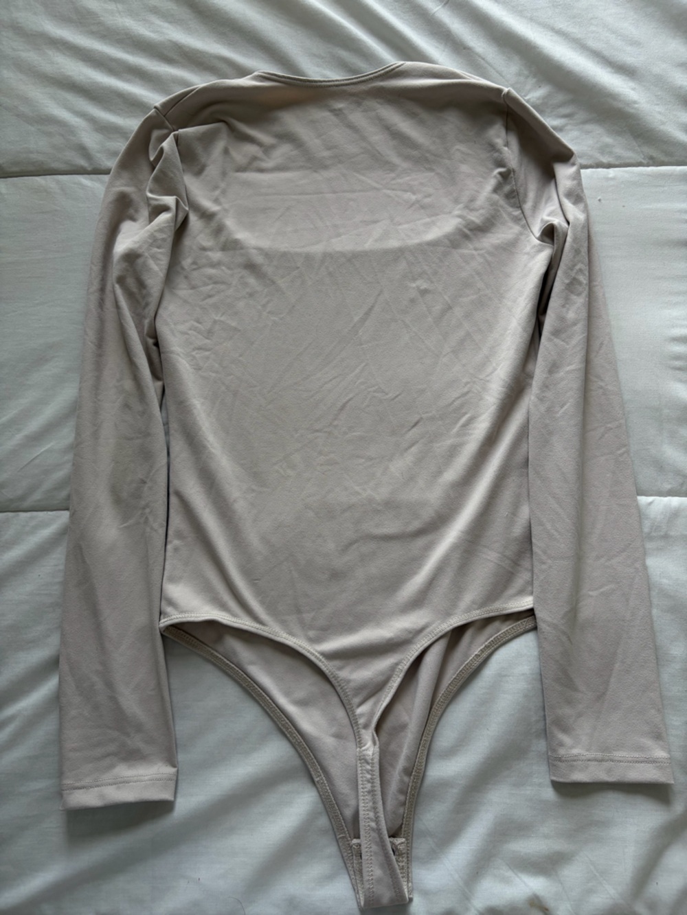 Abercrombie & Fitch soft A&F collection beige bodysuit - Picture 2 of 3